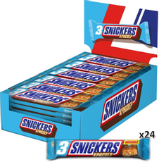 Батончик шоколадный Snickers Криспер, 60г x 24 шт