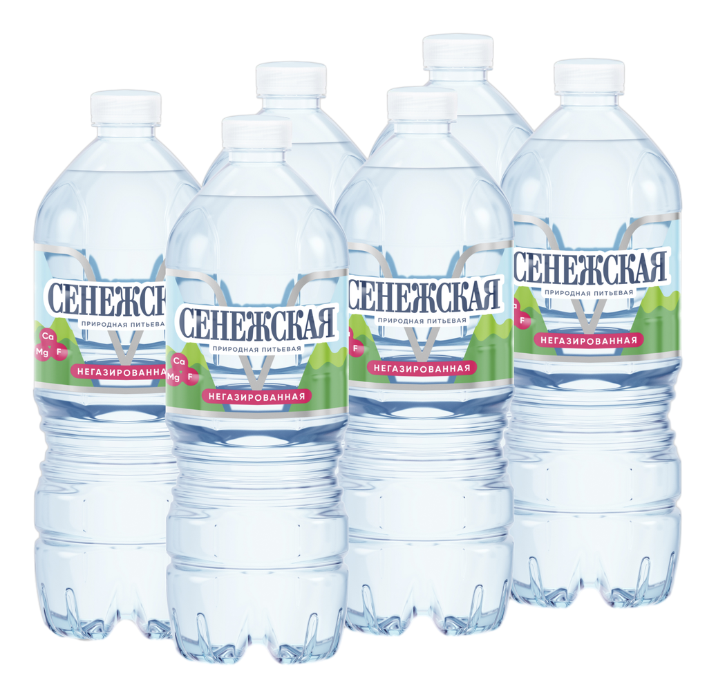 Изображение товара Вода Сенежская питьевая негазированная, 1л x 6 шт