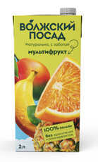 Сок Волжский посад Мультифрукт, 2л