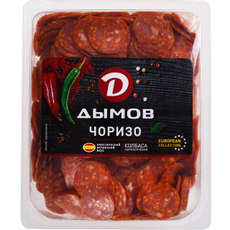 Колбаса Дымов Чоризо сырокопченая нарезка, 1кг