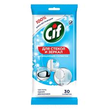 Салфетки влажные для стекол CIF, 30 шт.
