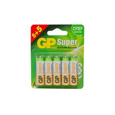 Батарейки GP Super AA 5+5, 10 шт