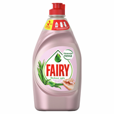 Средство для мытья посуды Fairy Нежные руки розовый жасмин и алоэ вера, 450мл