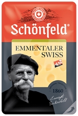 Сыр Schonfeld Swiss Emmentaler AOP 48%, 125г