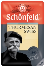 Сыр Schonfeld Швейцарский Турмезан нарезка 52%, 125г