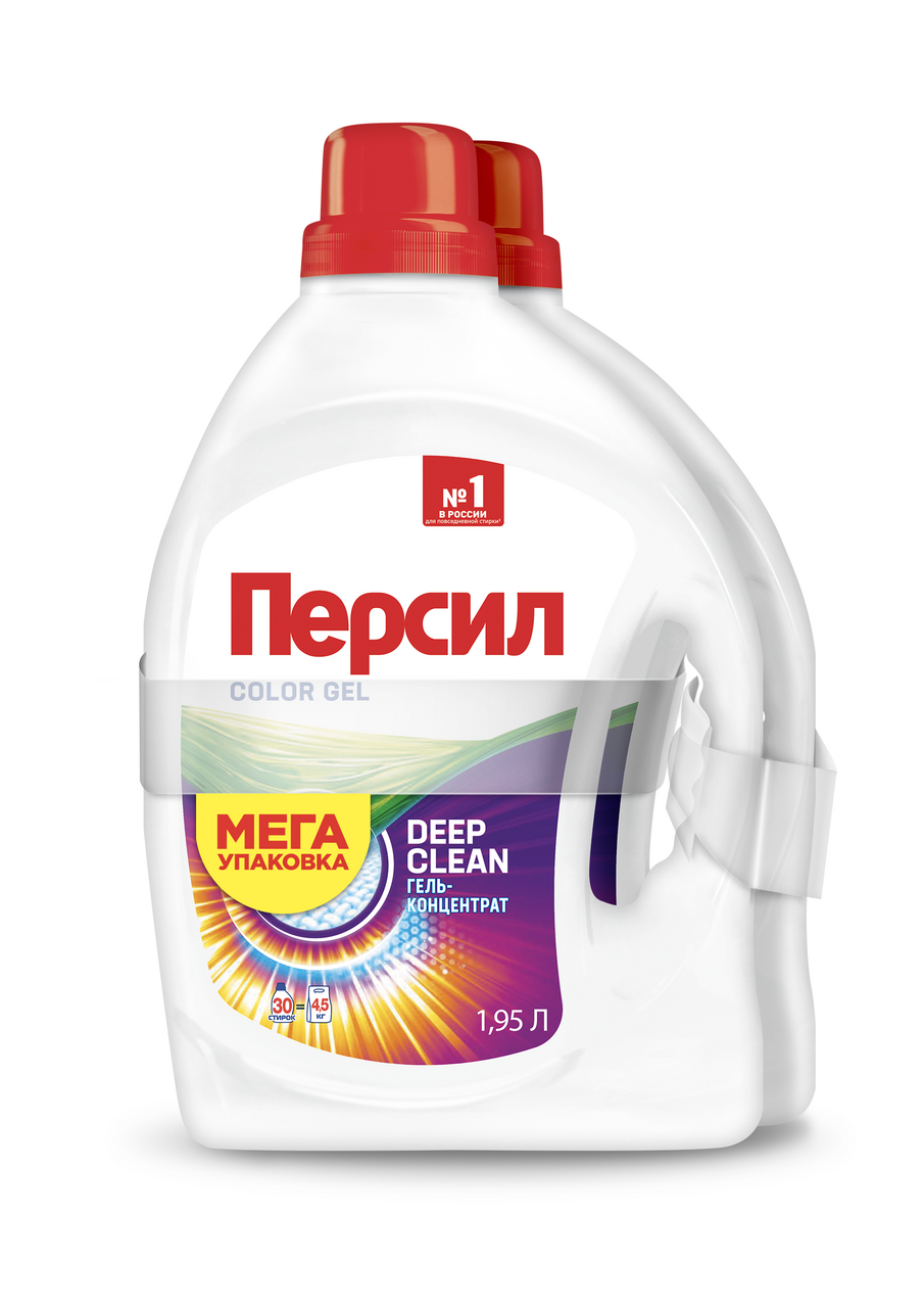 Изображение товара Гель для стирки Персил Колор 30 стирок 1.95л x 2шт