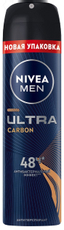 Антиперспирант-спрей Nivea Men Ultra Carbon антибактериальный эффект, 150мл