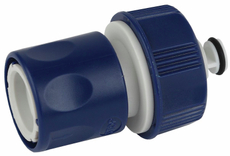 Коннектор для шланга Green Apple Еco с аквастопом, 19мм