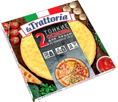 Основа для пиццы La Trattoria замороженная, 330г