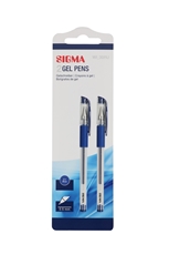SIGMA Ручки гелевые синие, 2шт