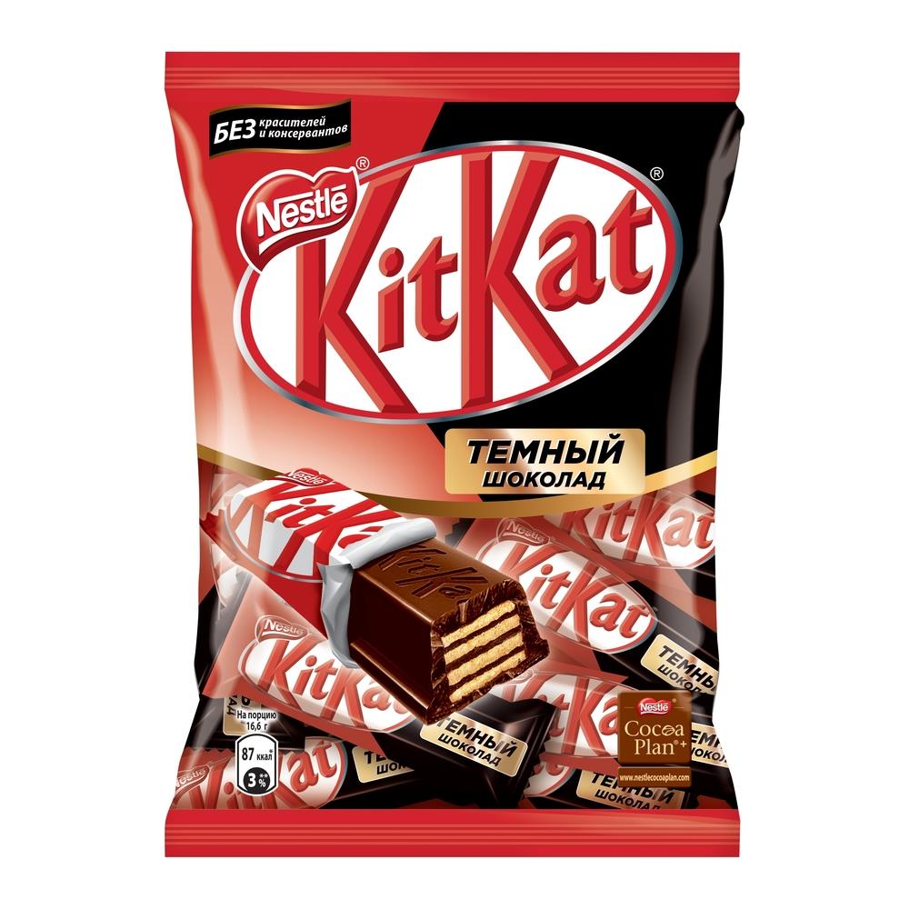 Шоколад темный с хрустящей вафлей Dark KITKAT, 169 г