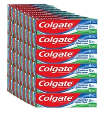 Зубная паста Colgate Triple Action, 100мл x 48 шт