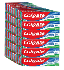 Зубная паста Colgate Triple Action, 100мл x 48 шт