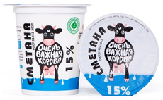 Сметана Очень важная корова 15%, 315г