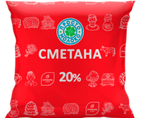 Сметана Просто молоко 20%, 430г