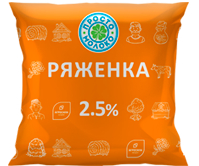 Ряженка Просто молоко 2.5%, 430г