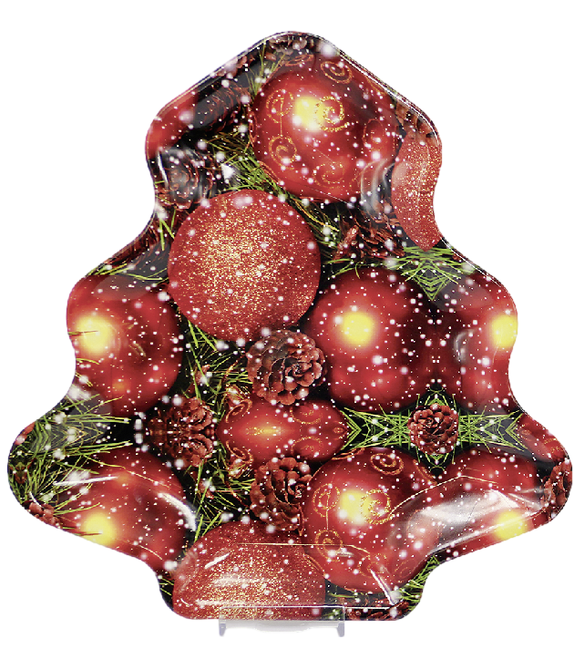 Изображение товара Поднос New Year Tree 28см