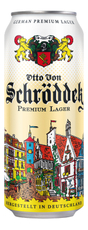 Пиво Otto Von Schrodder Premium Lager светлое, 0.5л