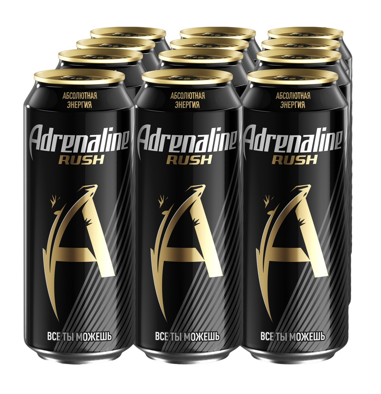 Энергетический напиток Adrenaline Rush 449мл x 12 шт