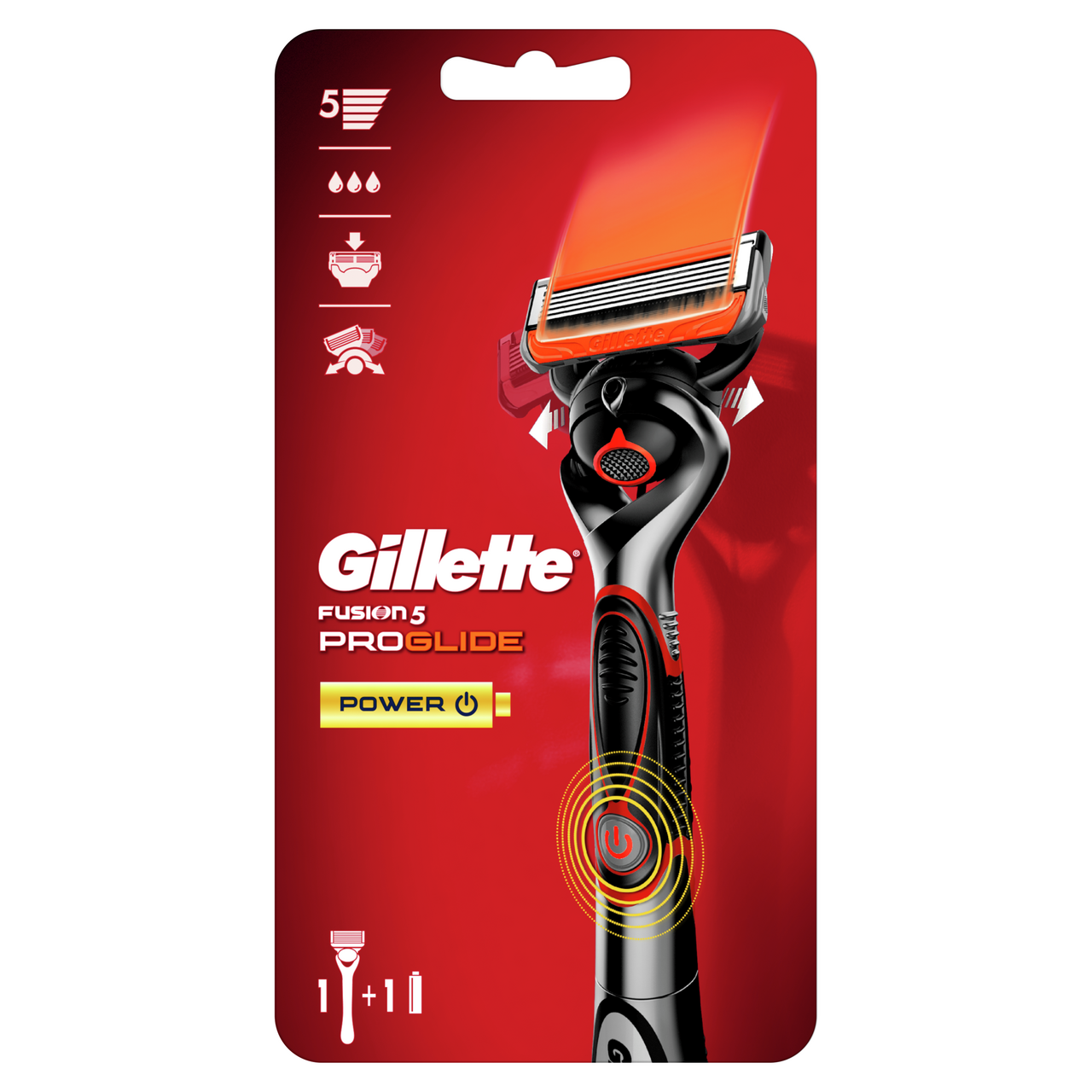 Изображение товара Бритва Gillette Fusion Proglide5 FlexBall Silver станок + 1 кассета