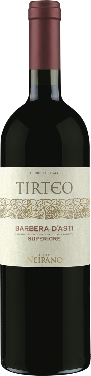 Вино Tenute Neirano Tirteo Barbera d'Asti Superiore красное сухое, 0.75л