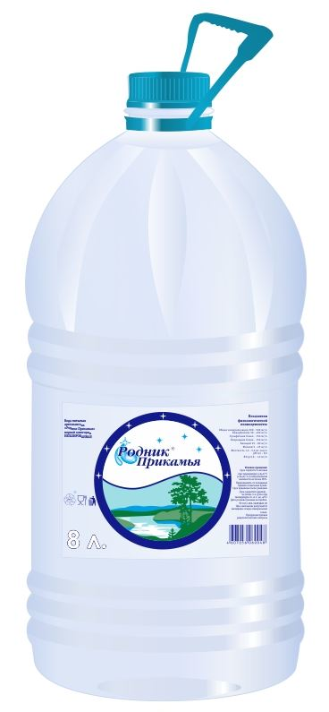 Вода РОДНИК ПРИКАМЬЯ без газа, 8л купить с доставкой на дом, цены в ...