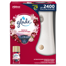 Автоматический освежитель воздуха Glade Automatic Пион и сочные ягоды основной блок, 269мл