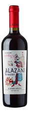 Вино Alazani Алазанская долина красное полусладкое, 0.75л