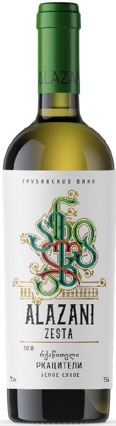 Изображение товара Вино Alazani Rkatsiteli белое сухое, 0.75л