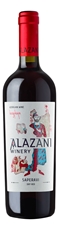 Вино Alazani Saperavi красное сухое, 0.75л