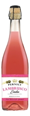 Вино игристое Pernici Lambrusco розовое полусладкое, 0.75л