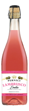 Вино игристое Pernici Lambrusco розовое полусладкое, 0.75л