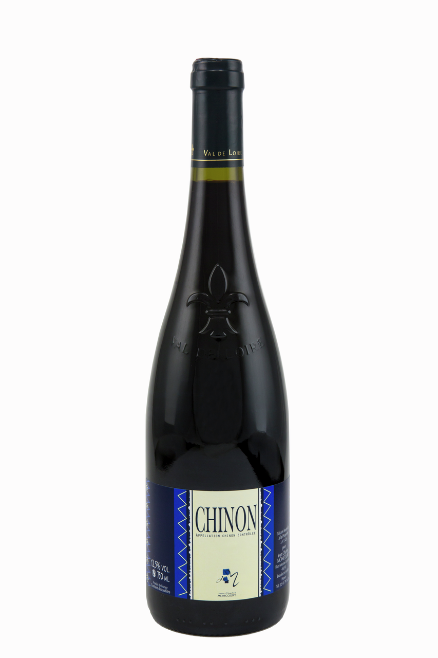 Вино Moncourt Rouge Chinon AOC красное сухое, 0.75л