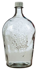 Бутыль Виноград с крышкой 5л, 16 x 36 x 16см