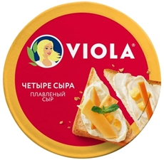Сыр плавленый Viola Четыре Сыра 45%, 130г