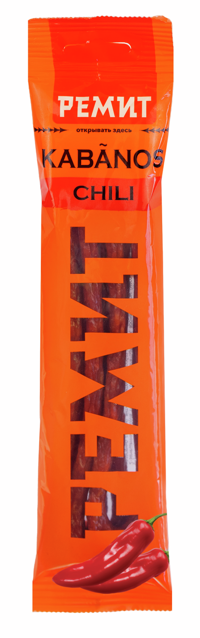 Колбаски Ремит Kabanos Chili сырокопченые, 70г