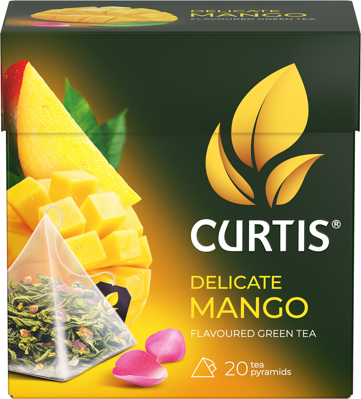 Изображение товара Чай Curtis Delicate mango в пирамидках (1.8г х 20шт), 36г