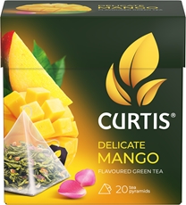 Чай Curtis Delicate mango в пирамидках (1.8г х 20шт), 36г