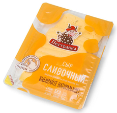 Сыр Пестравка Сливочный полутвердый нарезка 50%, 125г