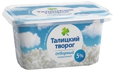 Творог Талицкое молоко Талицкий 5%, 250г