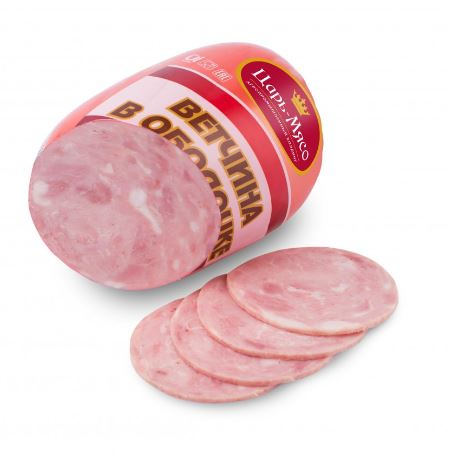 Ветчина Царь мясо в оболочке, 500г