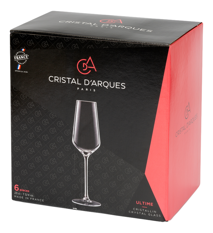 Изображение товара Набор бокалов для шампанского Cristal d'Arques Eclat emotions, 210мл х 6шт