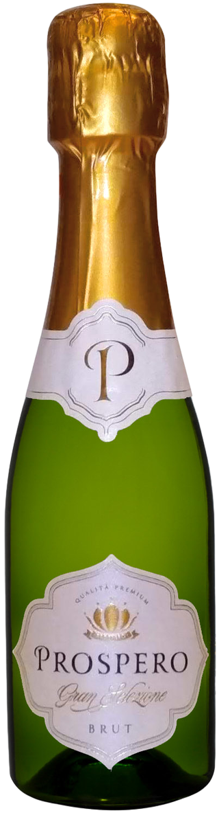 Вино игристое Prospero Bianco Brut белое брют, 0.2л