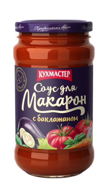 Соус Кухмастер для макарон с баклажаном, 400г купить с доставкой на дом ...