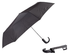 Зонт мужской Jonas Hanway Russian Look черный автомат 3 сложения