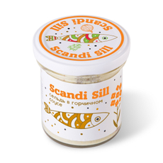 Сельдь Меридиан Скандинавская филе-кусочки в горчичном соусе, 150г