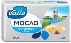 Масло сливочное Valio 82.5%, 450г