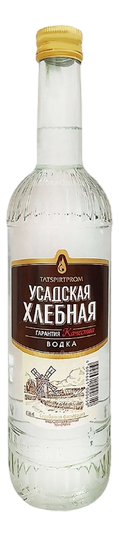 Водка Усадская хлебная 0.375л