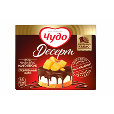 Сырок творожный глазированный Чудо Десерт со вкусом чизкейка, манго и персика 23.4%, 40г