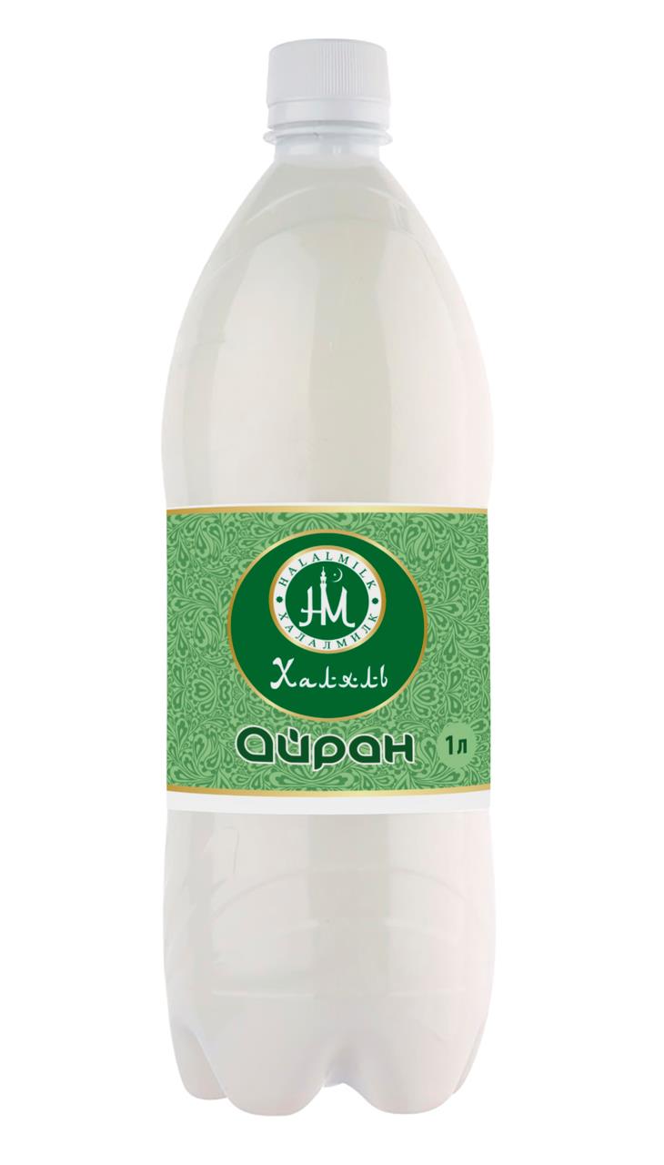Напиток кисломолочный ХАЛАЛМИЛК Айран 1% БЗМЖ, 1 л